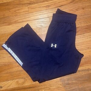Under Armour Kids' Dark Blue Joggers with White Logo